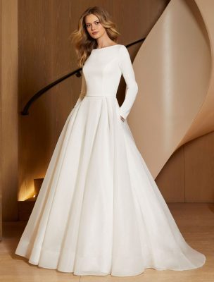 Mori Lee 12128, 10UK, Diamond White 