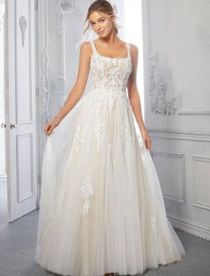 Mori Lee 2375, 14UK & 16UK, Ivory/Ivory