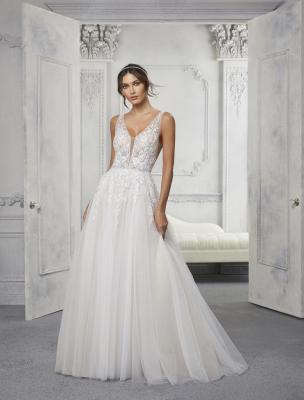 Mori Lee 5927, 16UK, Ivory/Porcelain 