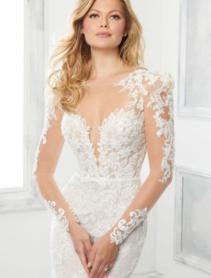 Mori Lee 2308, 12UK, Ivory/Cappuccino 