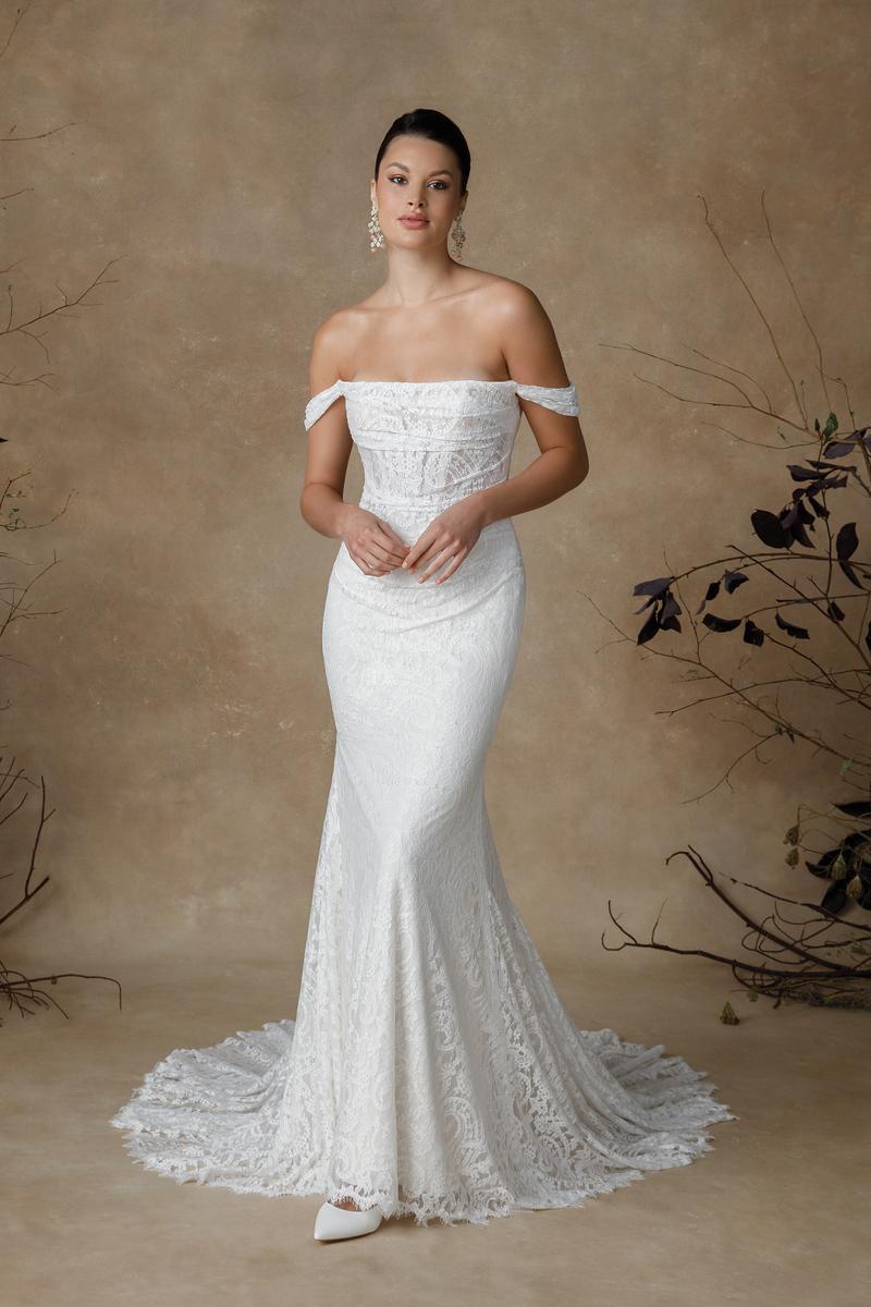 Justin Alexander Glenetta (88330) wedding dress - front view