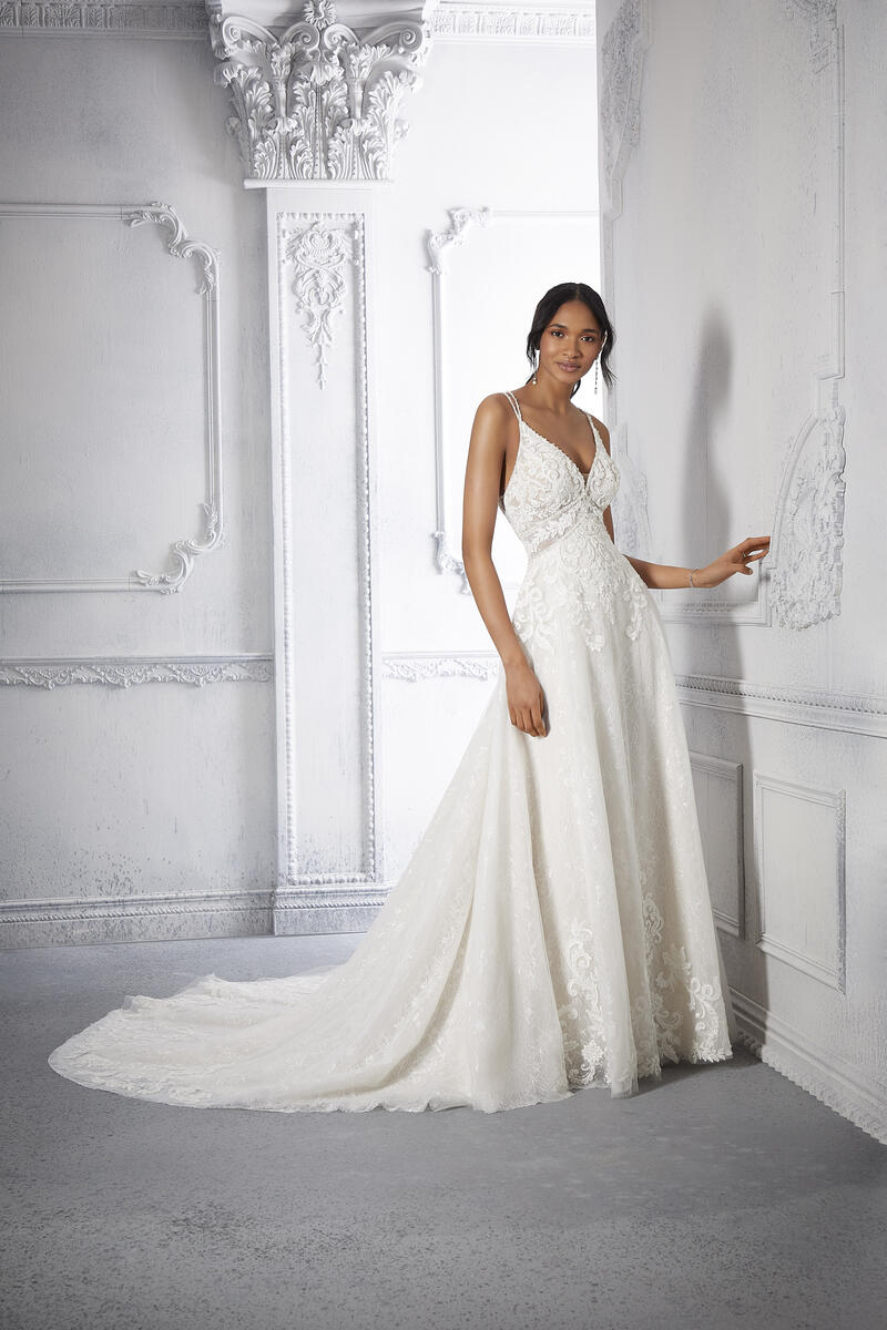 Mori Lee Claire (2377) wedding dress - front view