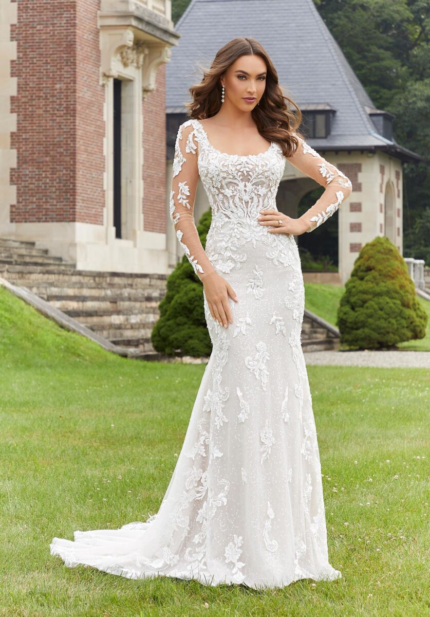 Mori Lee Darlene (2418) wedding dress - front view