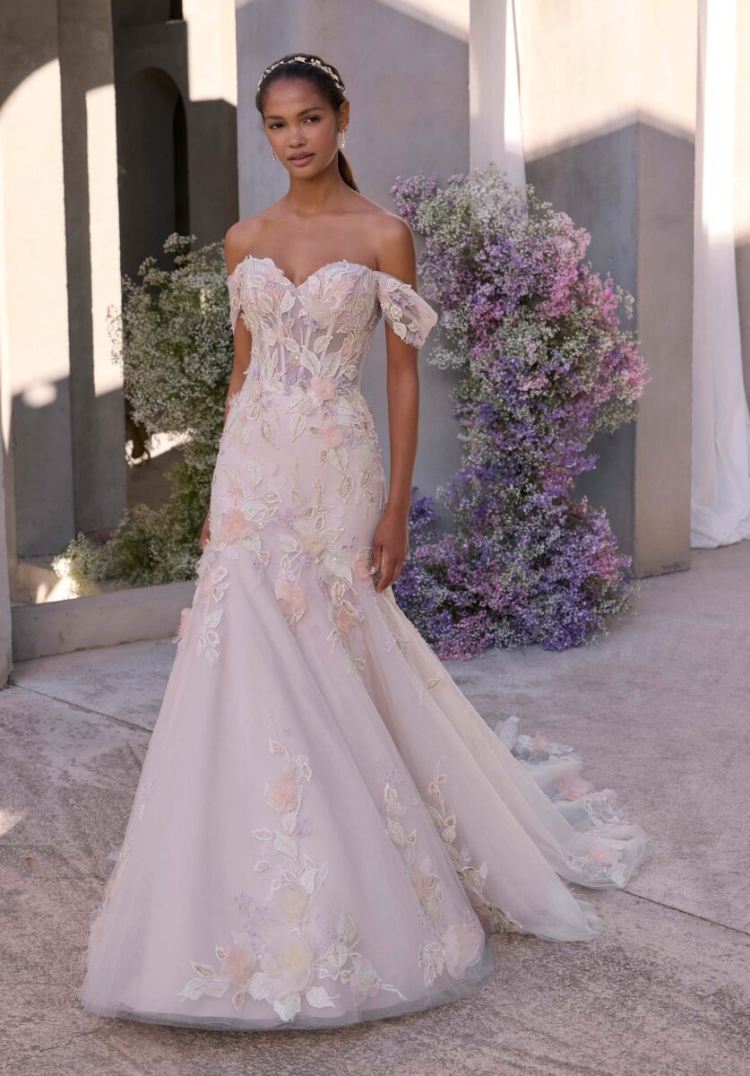 Mori Lee Rey (2938) wedding dress - front view