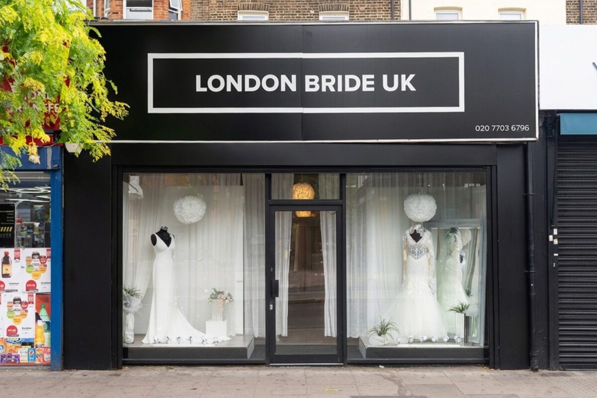 The London Bride shopfront on Walworth Road