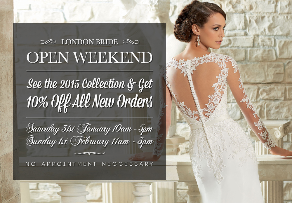 ondon Bride Open Weekend 2015