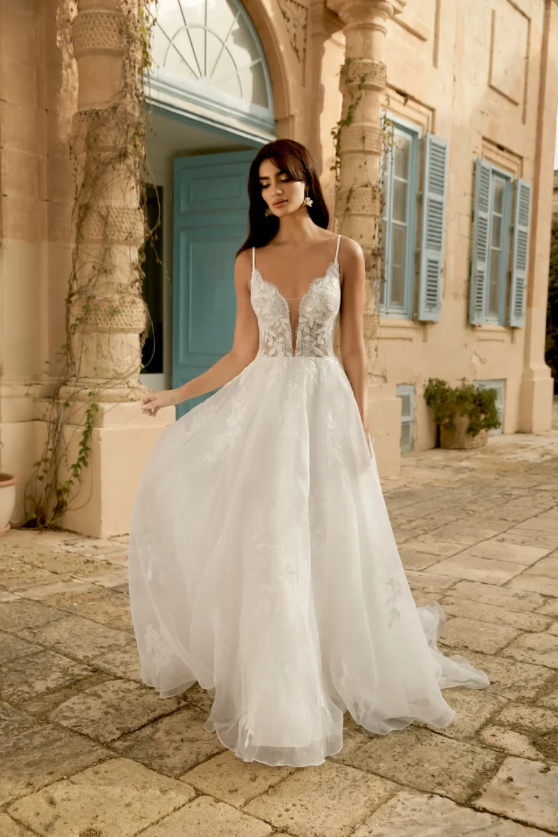 Sincerity Bridal 44486 wedding dress - front view