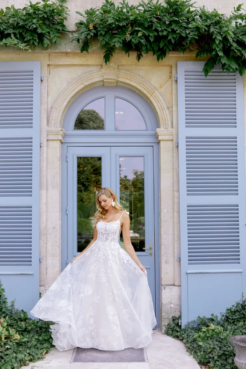 Sincerity Bridal 44523 wedding dress - front view