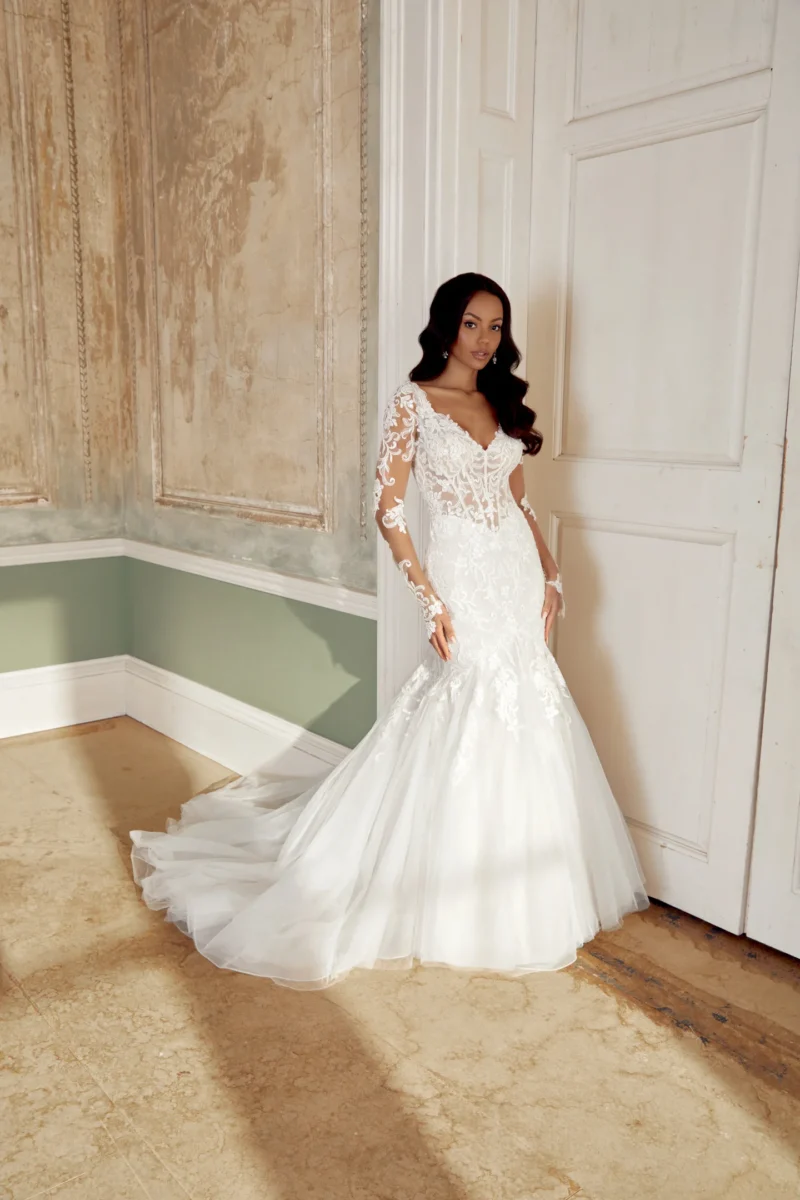 Sincerity Bridal 44542 wedding dress - front view