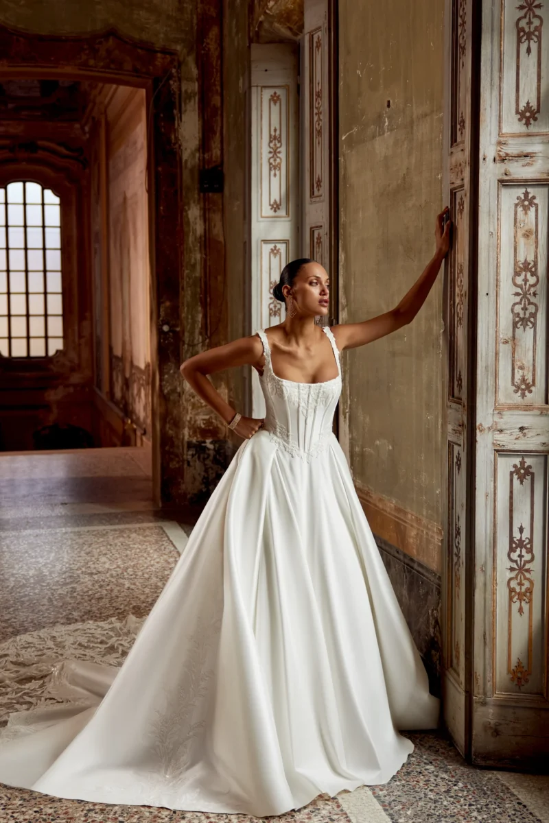 Justin Alexander Keegan (88440) wedding dress - front view