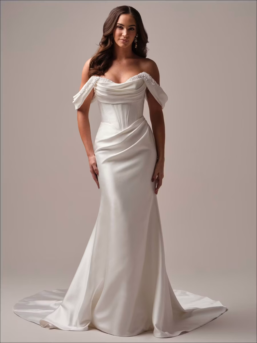 Maggie Sottero Melissa wedding dress - front view