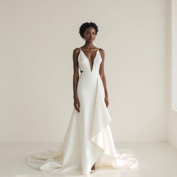 Alternative wedding dress style at London Bride, South London