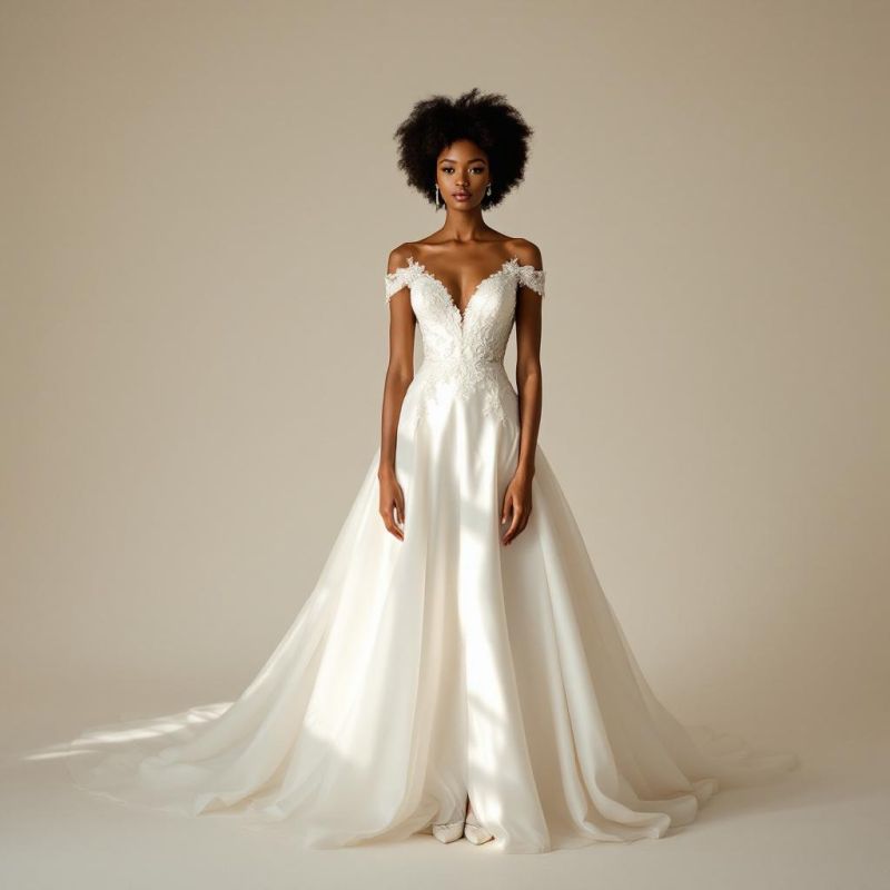 Church wedding dress occasion at London Bride, South London