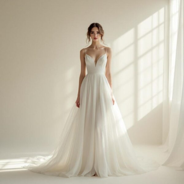 Classic wedding dress style at London Bride, South London