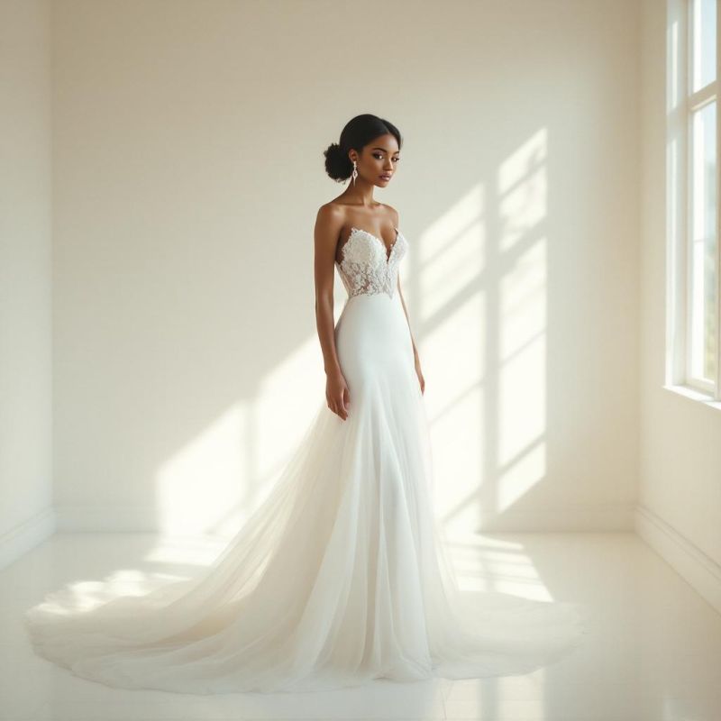 Fit & Flare wedding dress style at London Bride, South London