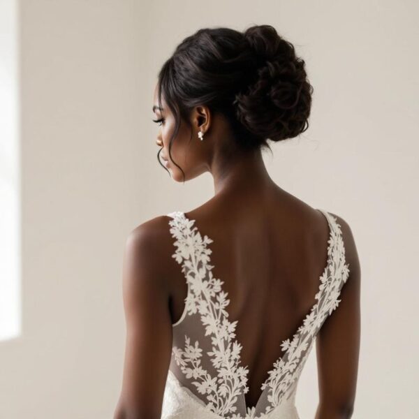 Illusion Back wedding dress back style at London Bride, South London
