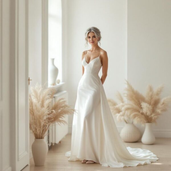 Mature Bride wedding dress occasion at London Bride, South London