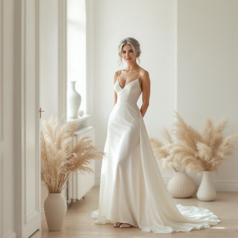 Mature Bride wedding dress occasion at London Bride, South London