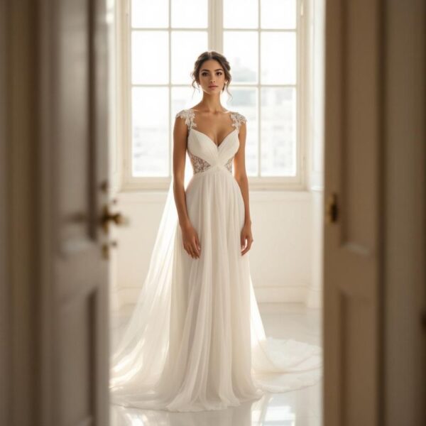 Second Marriage wedding dress occasion at London Bride, South London