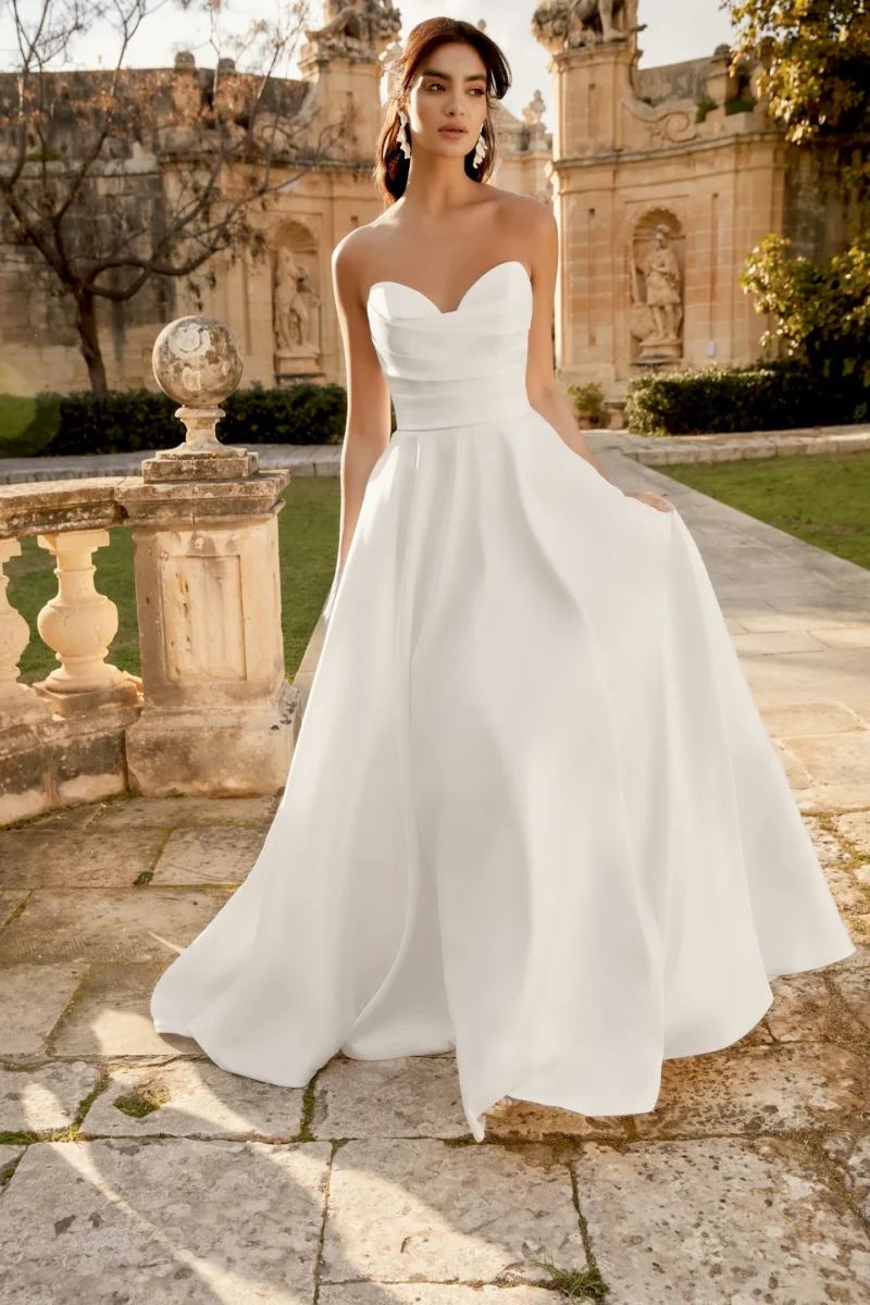 Sincerity Bridal 44495 wedding dress - front view