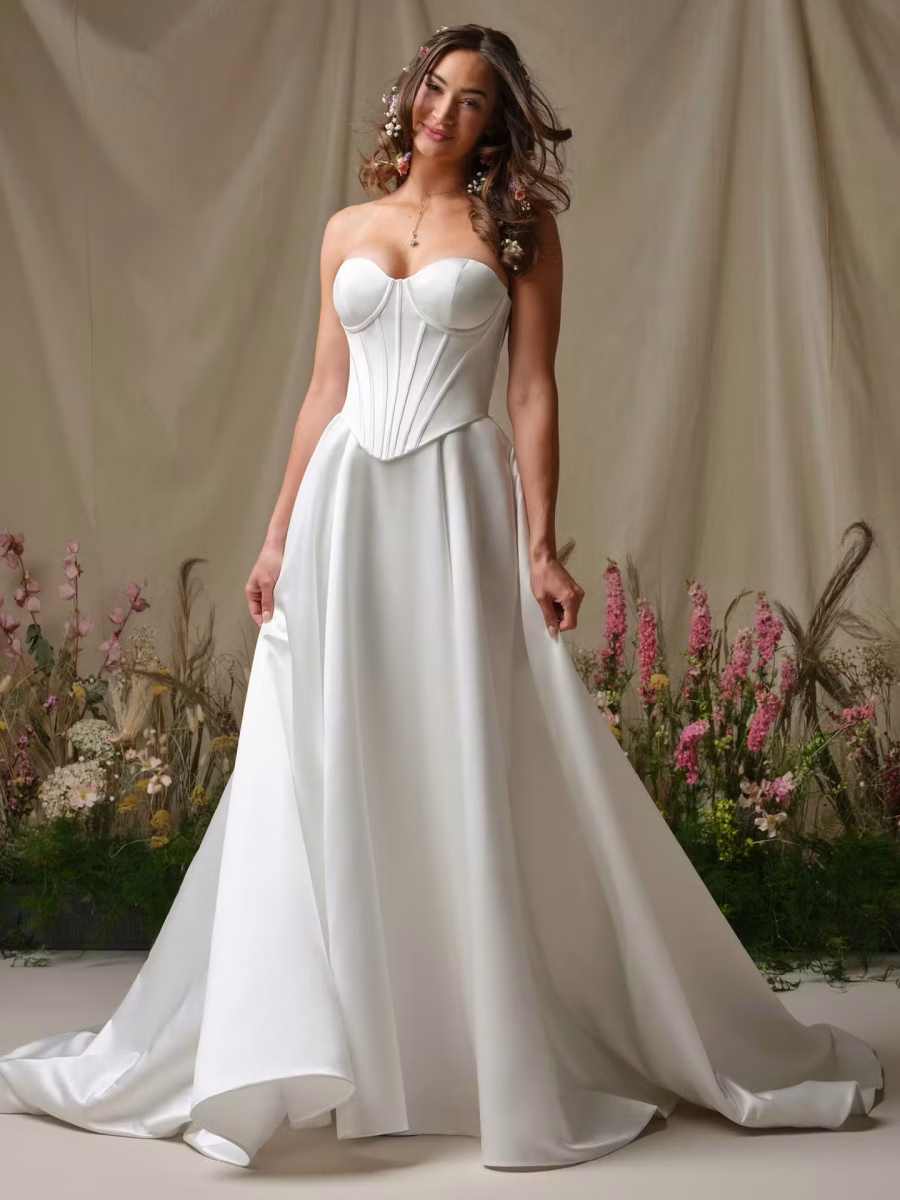 Rebecca Ingram Alexia  wedding dress - front view