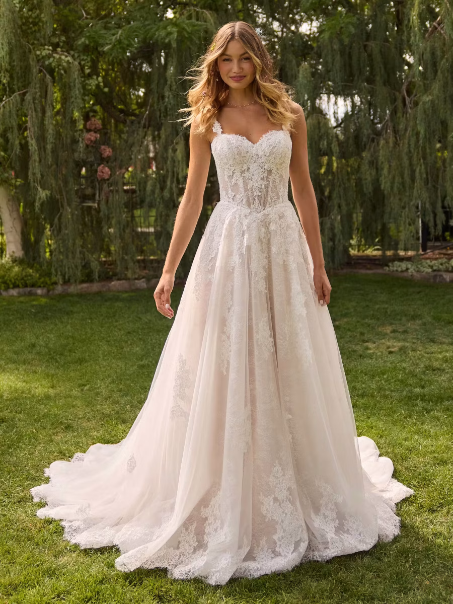 Rebecca Ingram Esmeralda wedding dress - front view