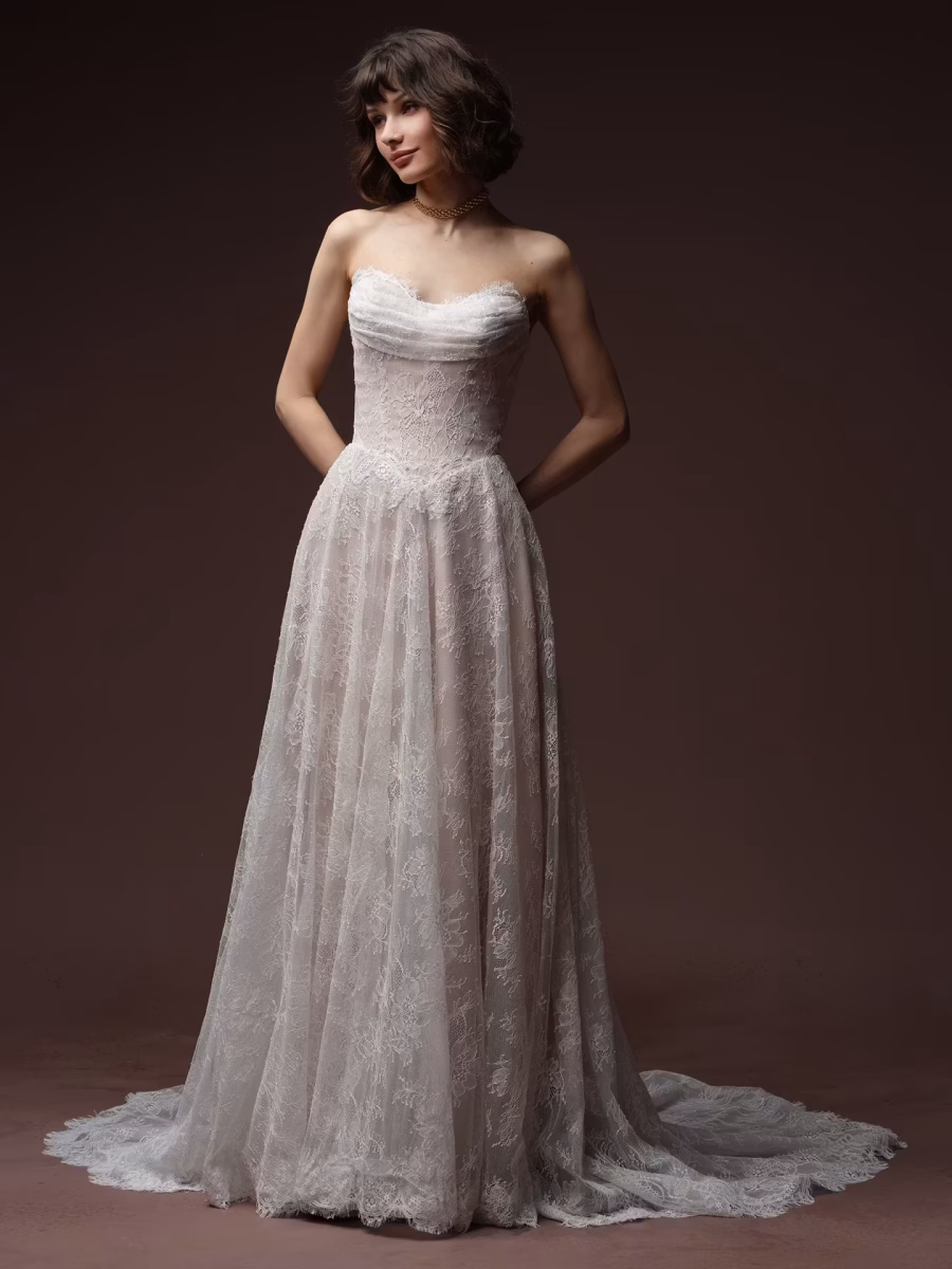 Maggie Sottero Maelle  wedding dress - front view