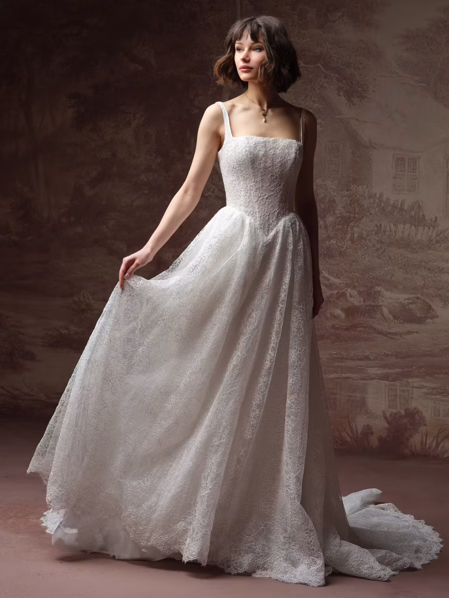 Maggie Sottero Autumn  wedding dress - front view