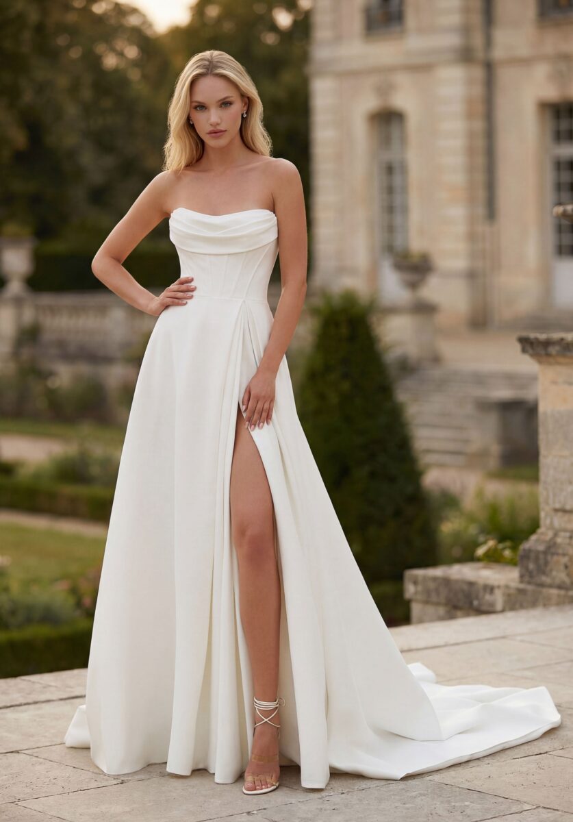 Mori Lee Pippa (15054) wedding dress - front view