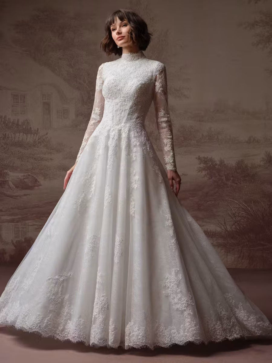 Maggie Sottero Dominique  wedding dress - front view